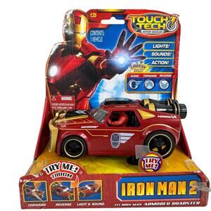 JADA Iron Man 2 Touch Tech Armored Roadster‎ Mark VI lights sound action Marvel